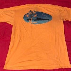 Men’s Large Orange Guy Harvey Fishing T-shirt